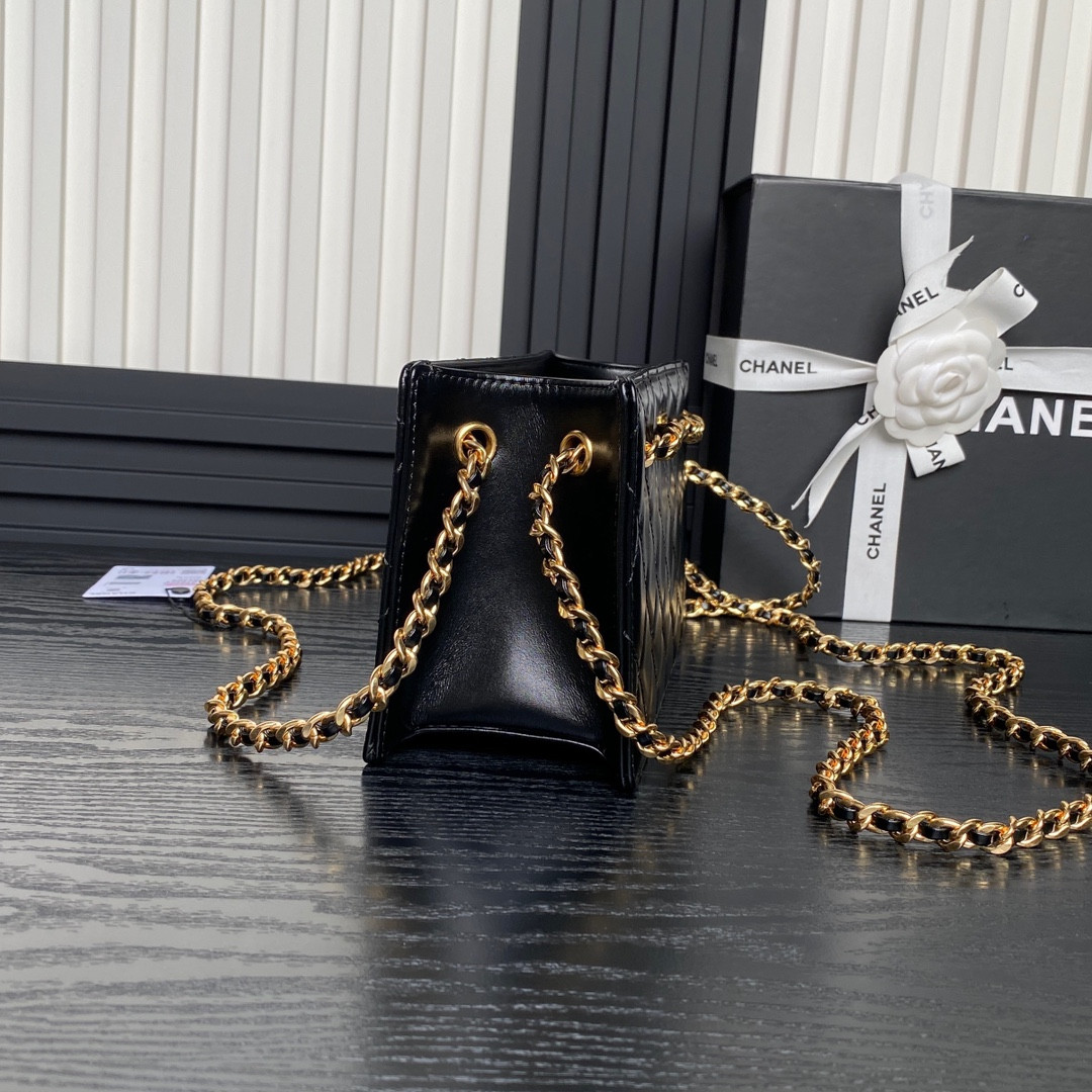 Ch*el 24k handbag 13×27×7cm