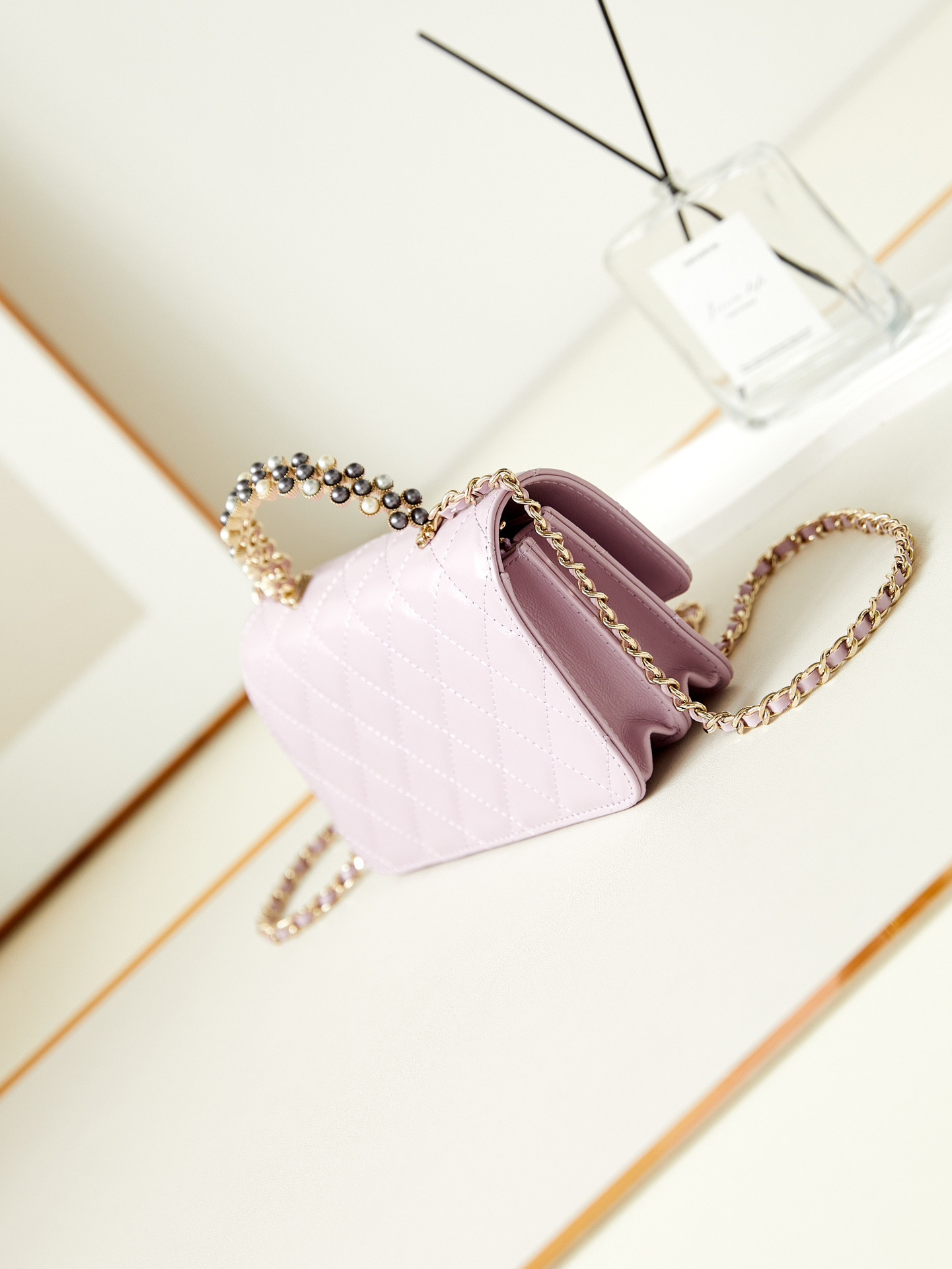 Ch*el 24p woc classic wallet on chain 11x18.5x6cm