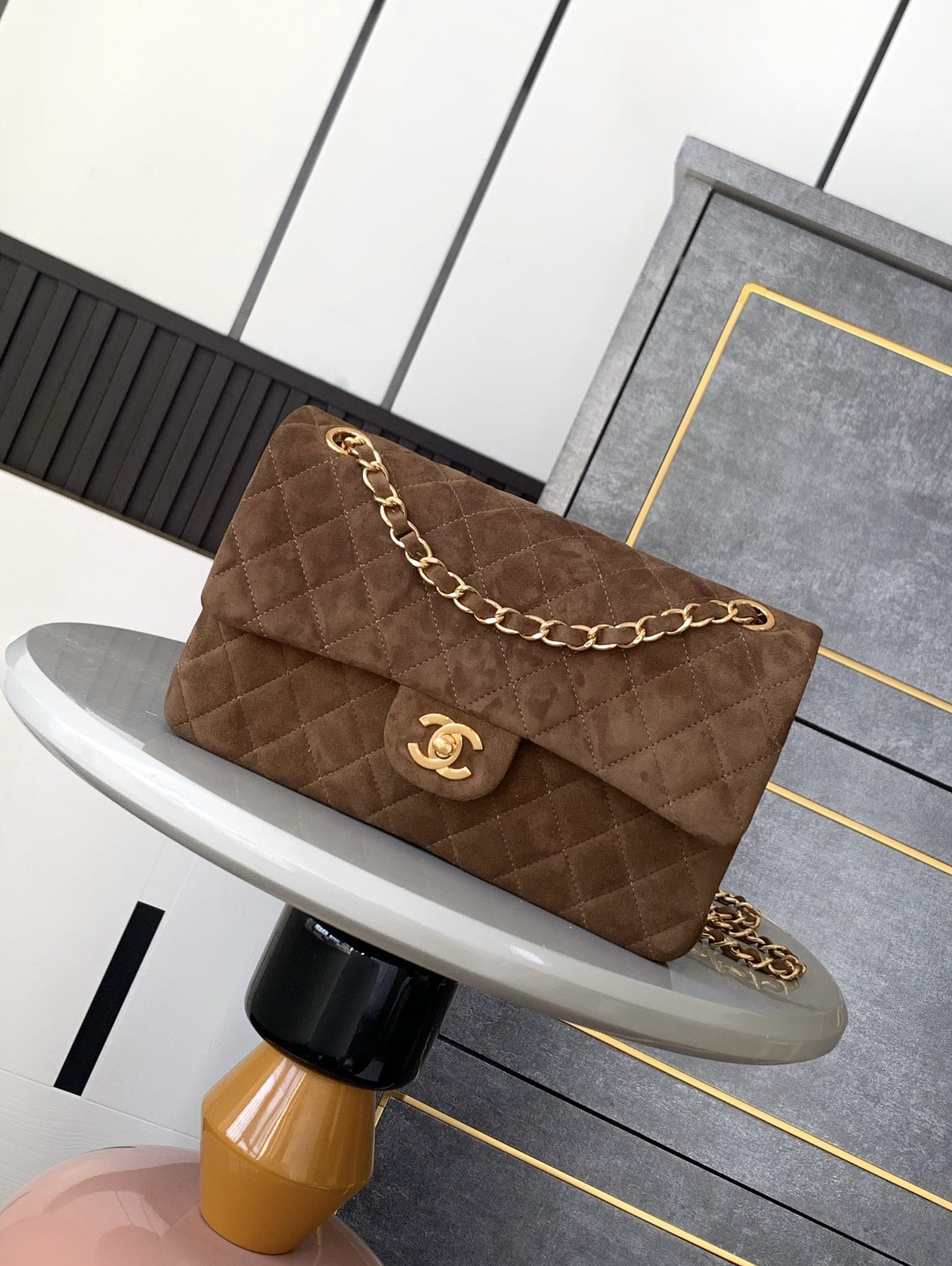 Ch*el classic 11.12 handbag 25 15.5×25.5×6.5cm