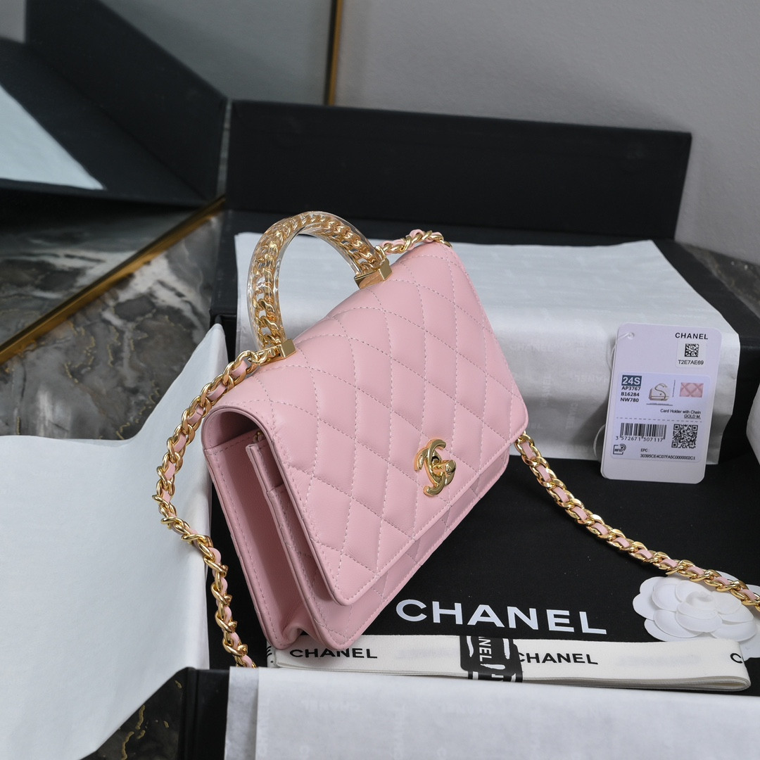 Ch*el clutch with chain 19cm