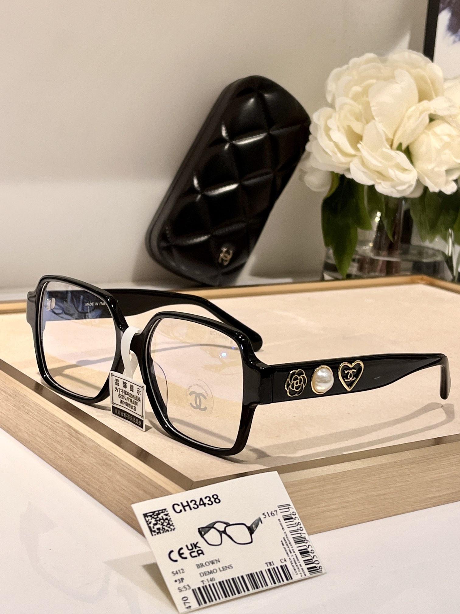 Ch*el glasses ch3438 56-17-145