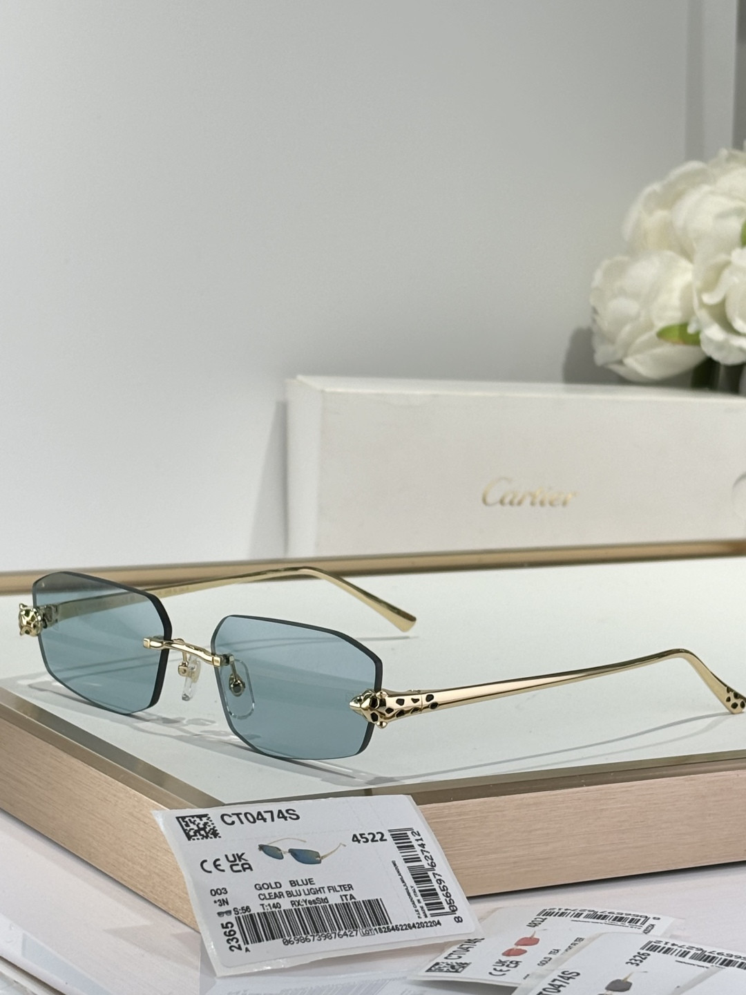 Ca*t*er glasses ct0474s 56-18-145