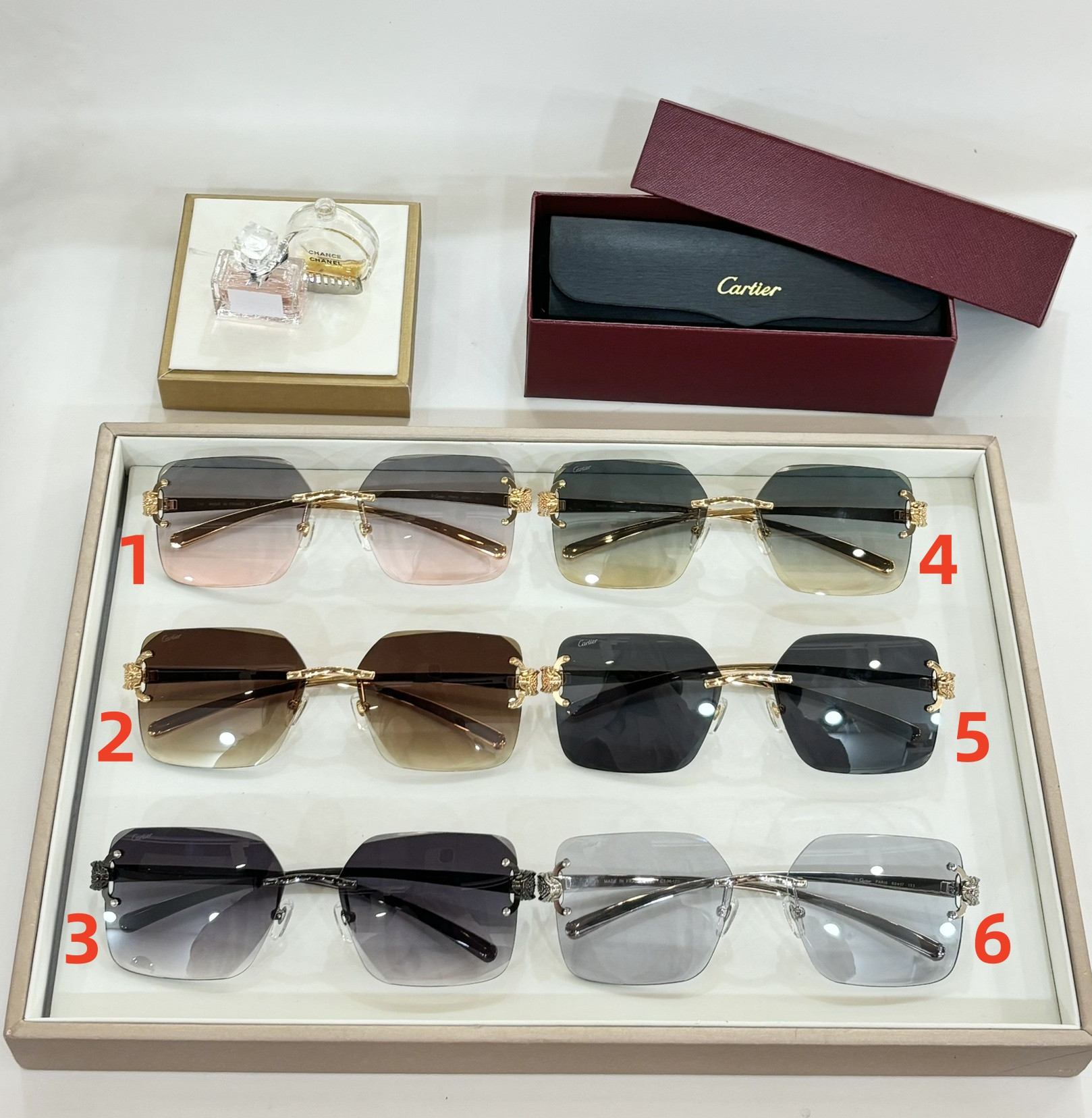 Ca*t*er glasses ct0647 60-17-145