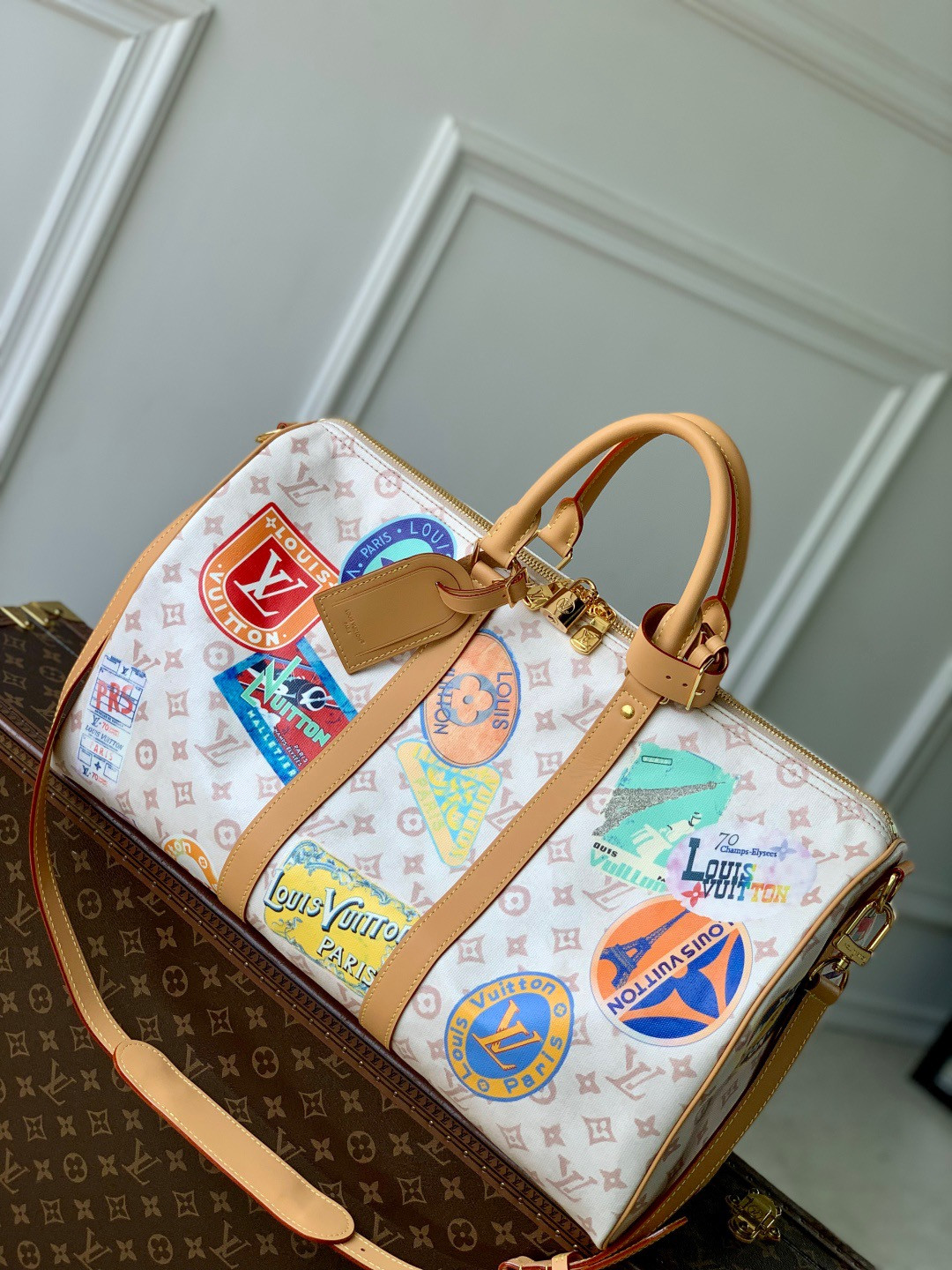 LV Keepall Bandouliere 45 M14736 45 x 27 x 20 cm