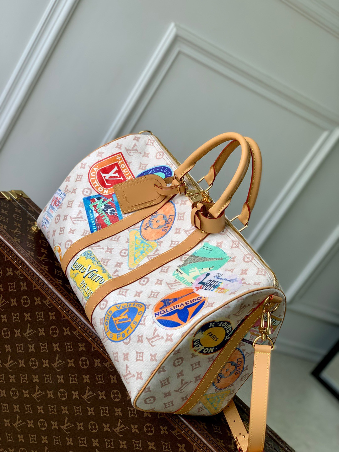 LV Keepall Bandouliere 45 M14736 45 x 27 x 20 cm