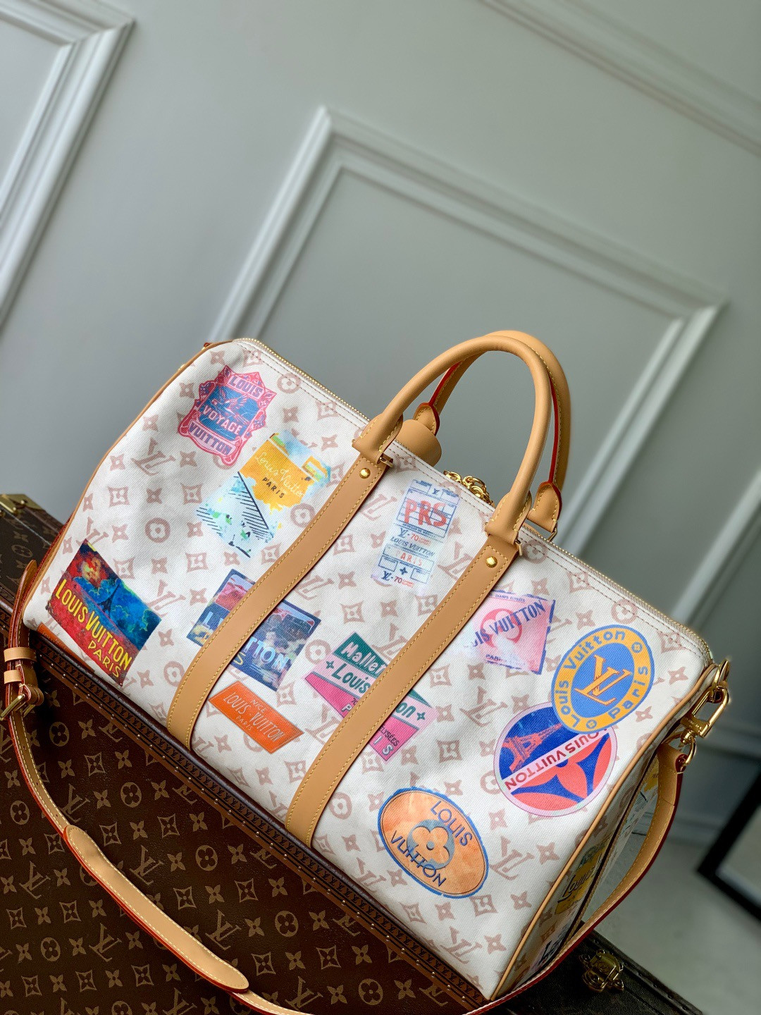 LV Keepall Bandouliere 45 M14736 45 x 27 x 20 cm