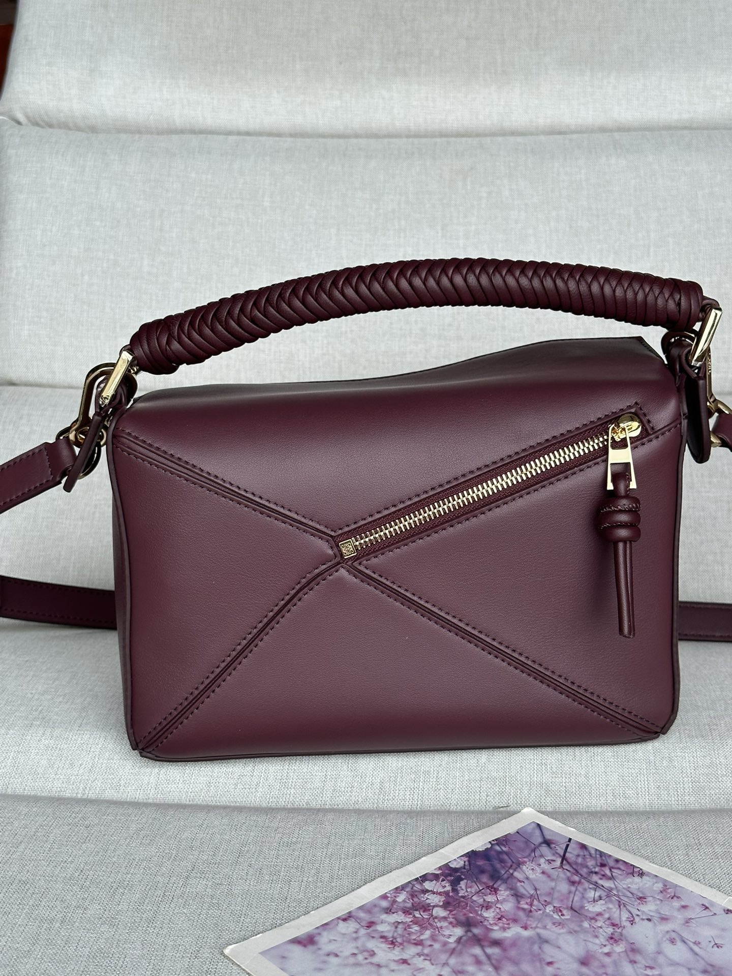 L0ew* small puzzle bag in smooth calfskin 24x10.5x16.5cm