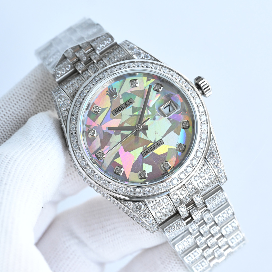 r*l*x datejust 41mm full Di*m*nd series