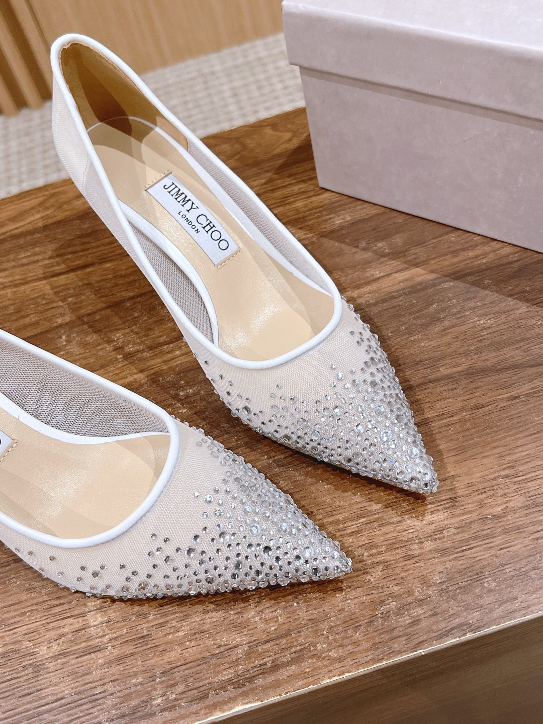 ua Ji*y Ch* pointed pumps 6.5cm