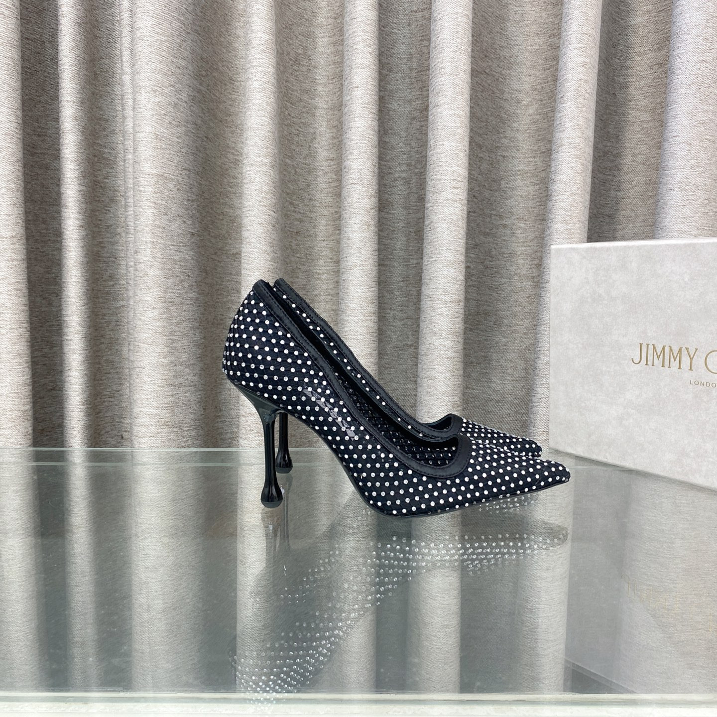 ua Ji*y Ch* ixia mesh pumps 8.5cm