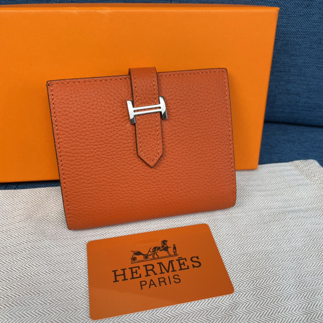 H**mes constance togo leather-10*12cm