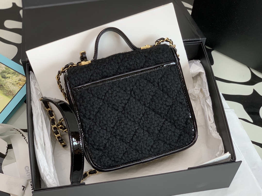 Ch@nel Flap Bag-17*20.5*6CM