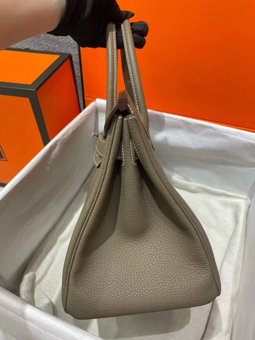 H**me5 birkin-togo leather-25cm