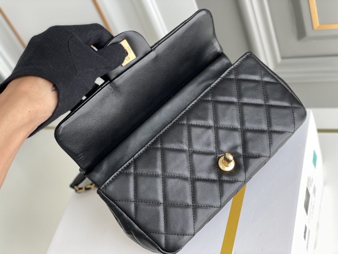 Ch@nel Handle Bag-23*20*8CM