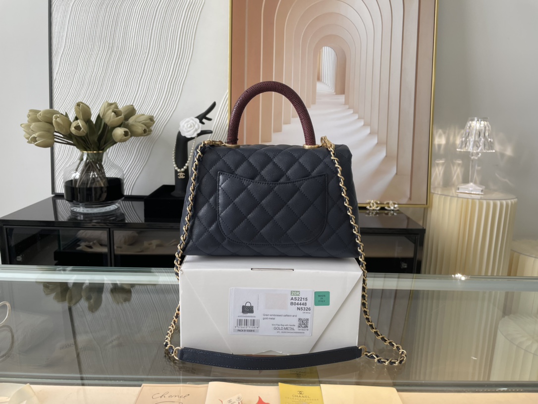 Ch@nel Coco Handlebag-23CM