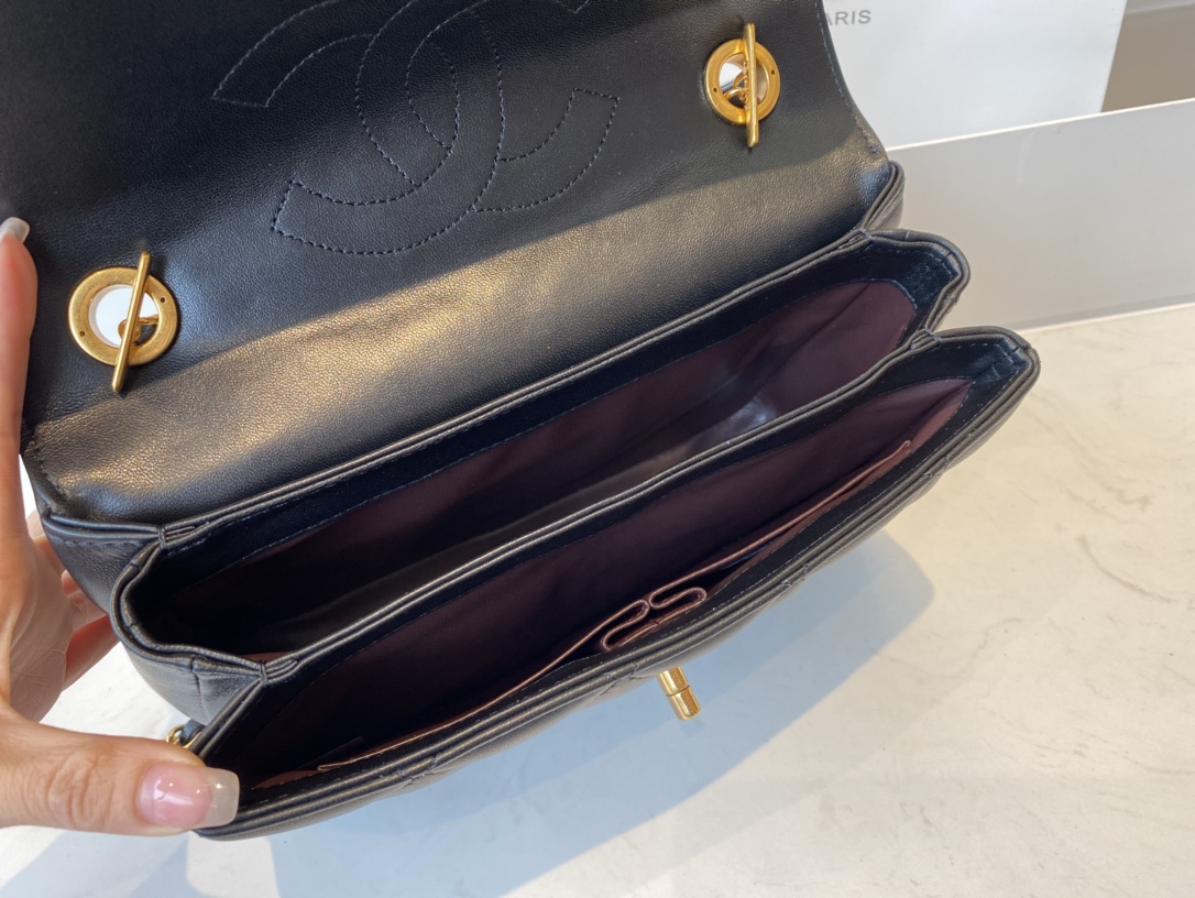 Ch@nel Trendy CC-Ancient Gold-25*17*12CM