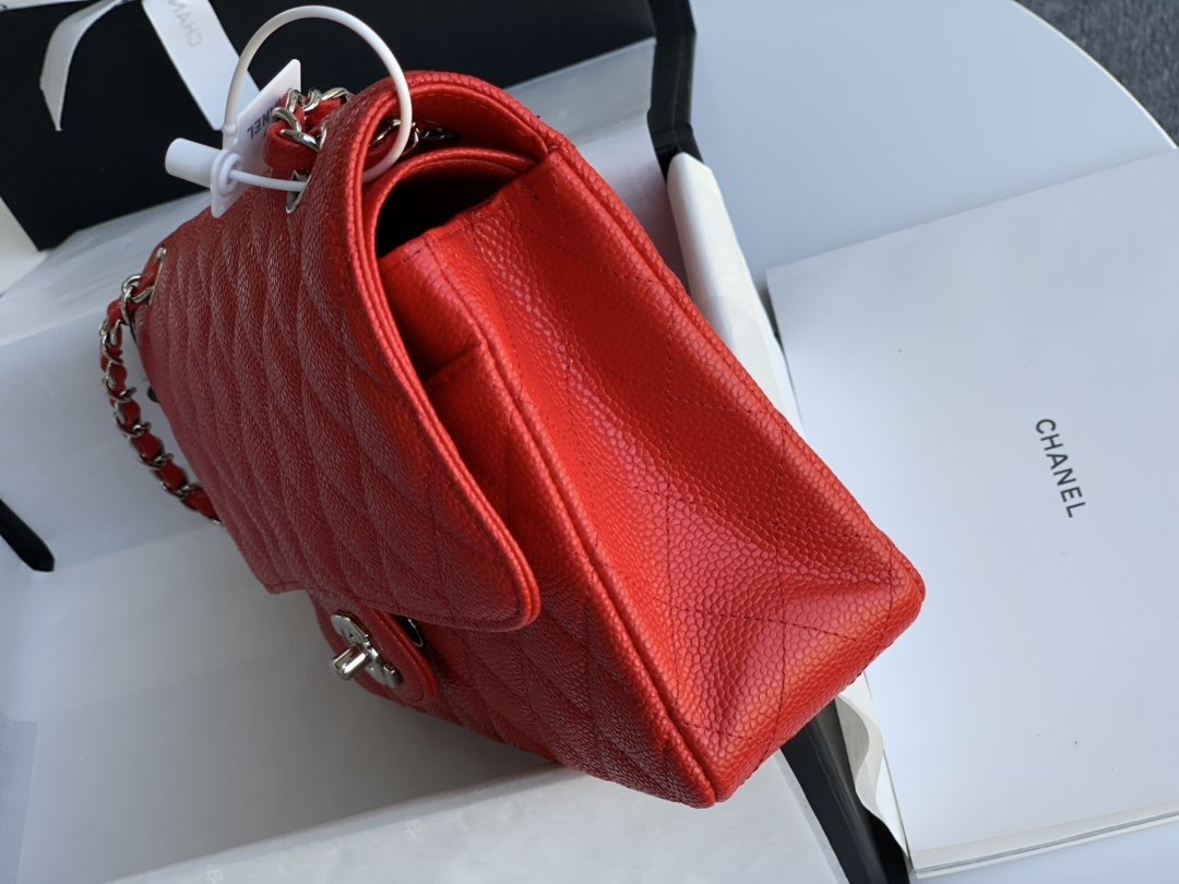 Ch@nel Flap Bag-Caviar Leather-25CM