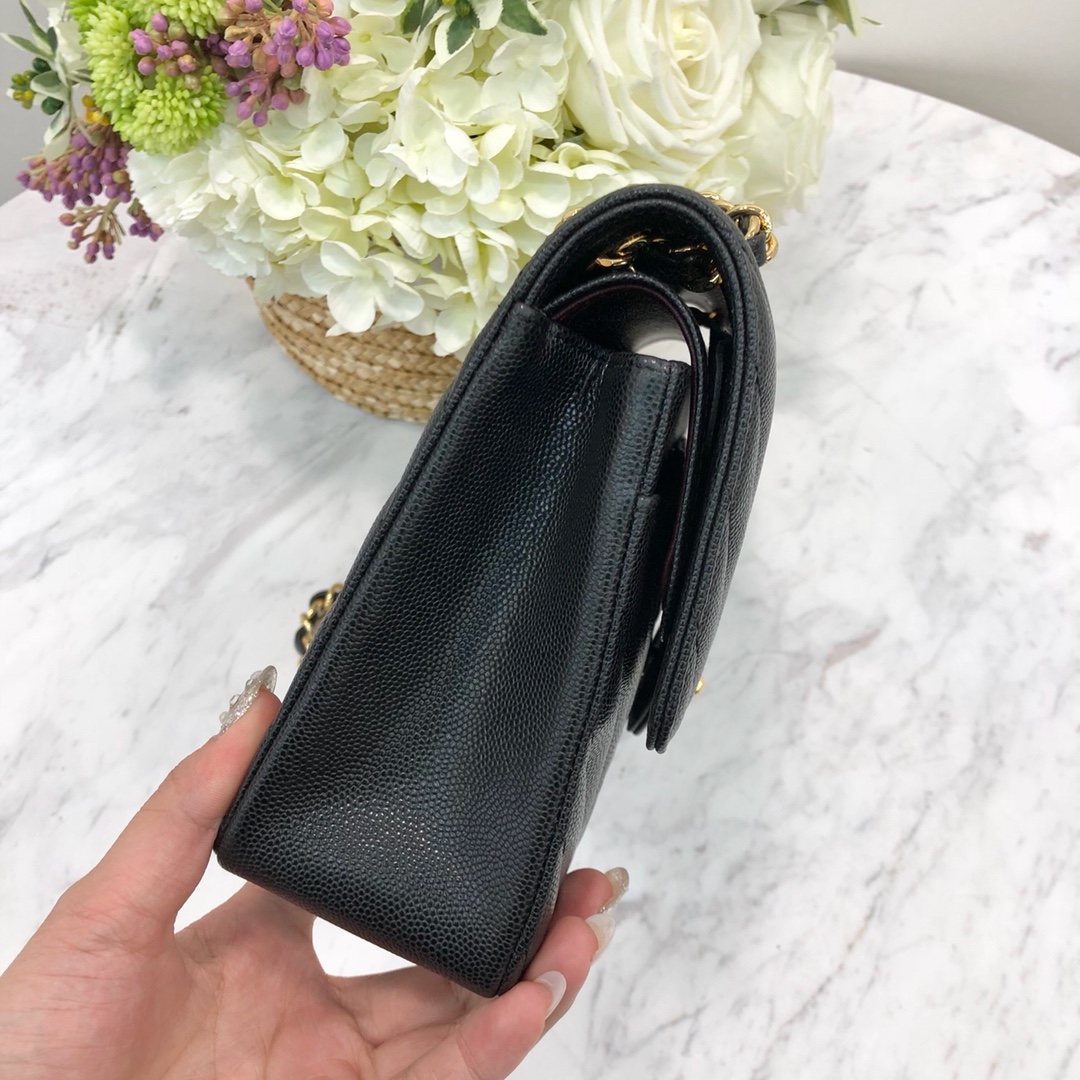 Ch@nel Flap Bag-Caviar Leather-25CM