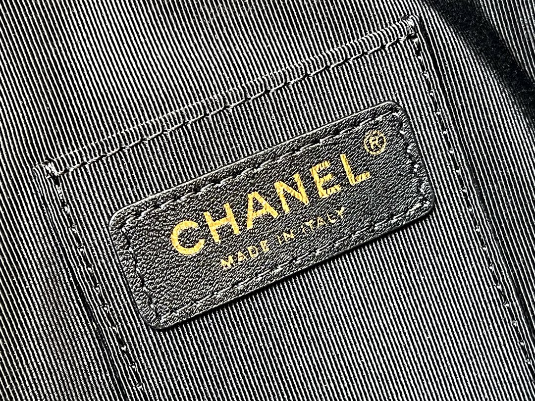 Ch@nel Drawstring Bucket Backpack -16.5*20*11.5CM