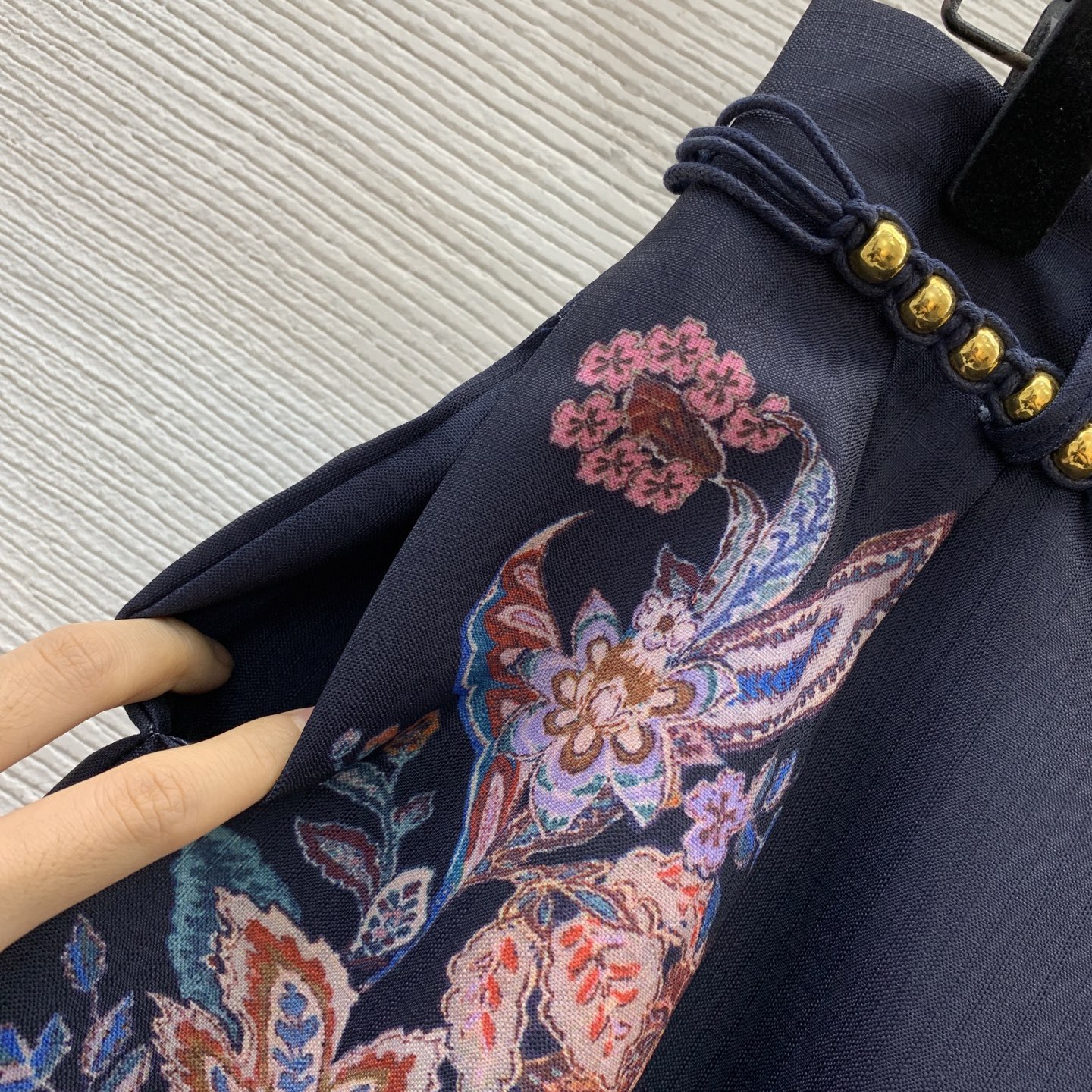 Zimmermann Floral Print Cotton-Linen Blouse & Pleated Pants Set