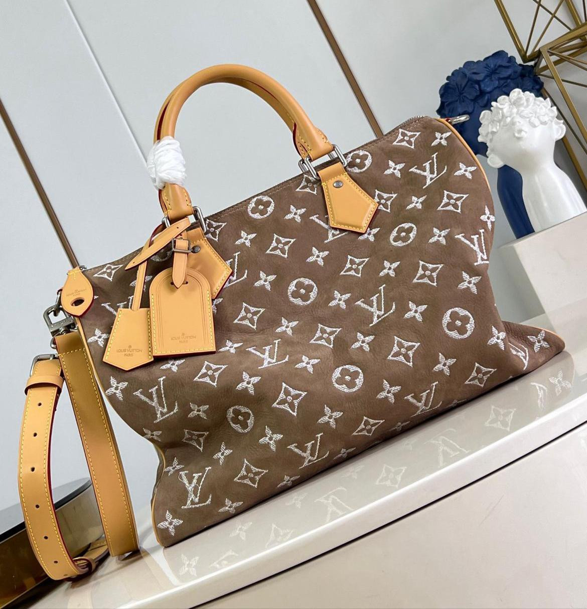 l0*is V*t0n speedy p9 bandoulière 40 monogram leather -40 x 26 x 23cm