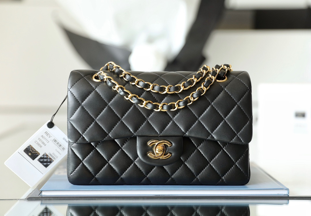 Ch@nel Flap Bag-Lambskin-23CM