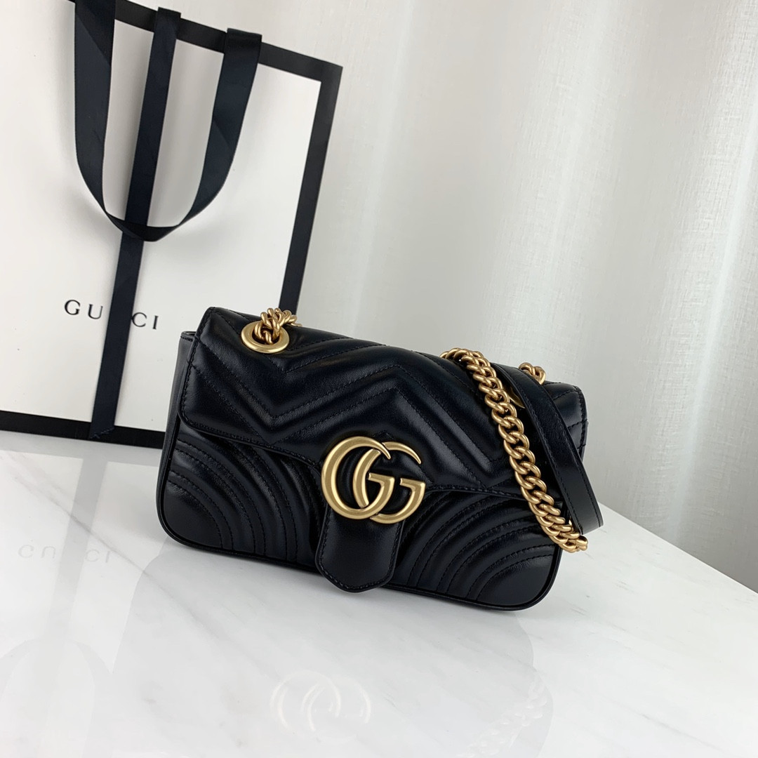 G*u*i marmont bag-14*23*6cm