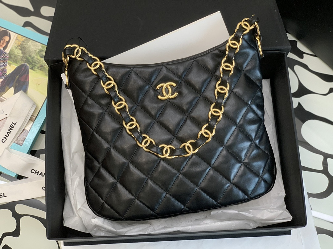 Ch@nel Hobo Handbags-26*30*7CM