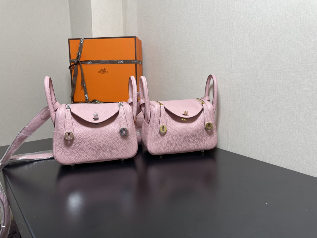 H**mes lindy 19-togo leather-19cm