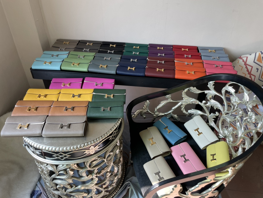 H**mes constance wallet on chain-epsom-20*13*2cm