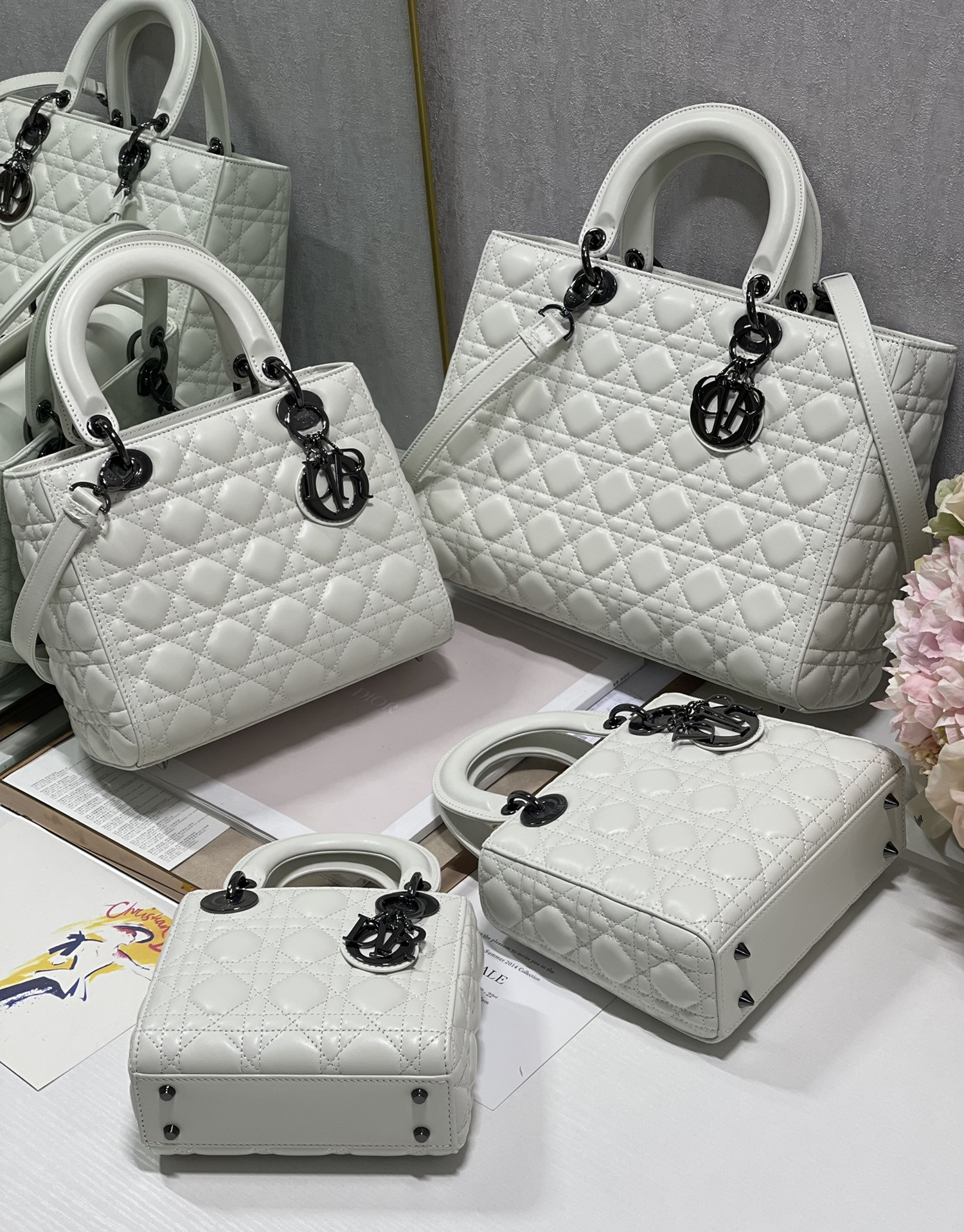 lady D*or handle bags