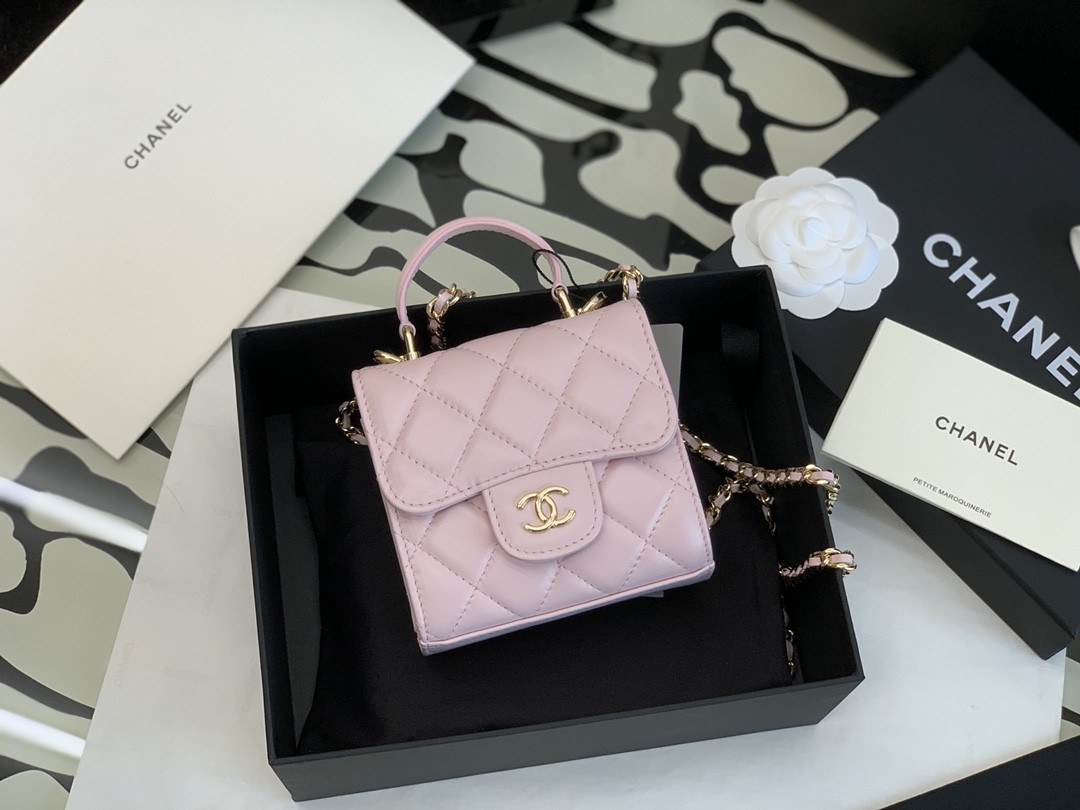 Ch@nel Mini Cosmetic Bag-11*11*4CM