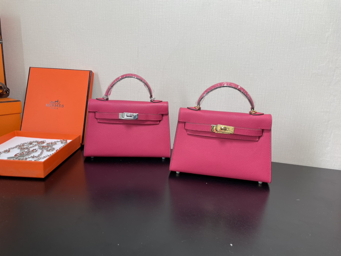 H**mes kelly-gold&silver hardware-19cm