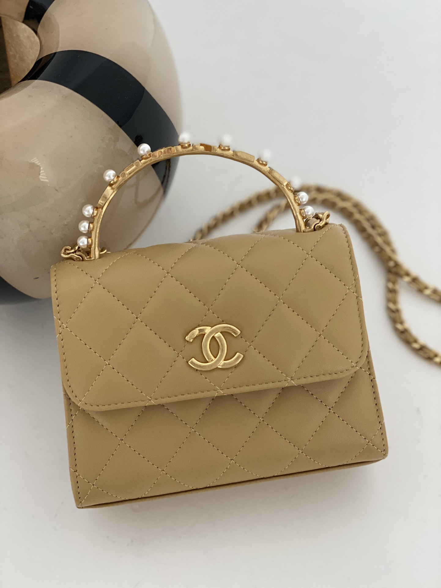 Ch@nel Flap Bag-15*12*6CM