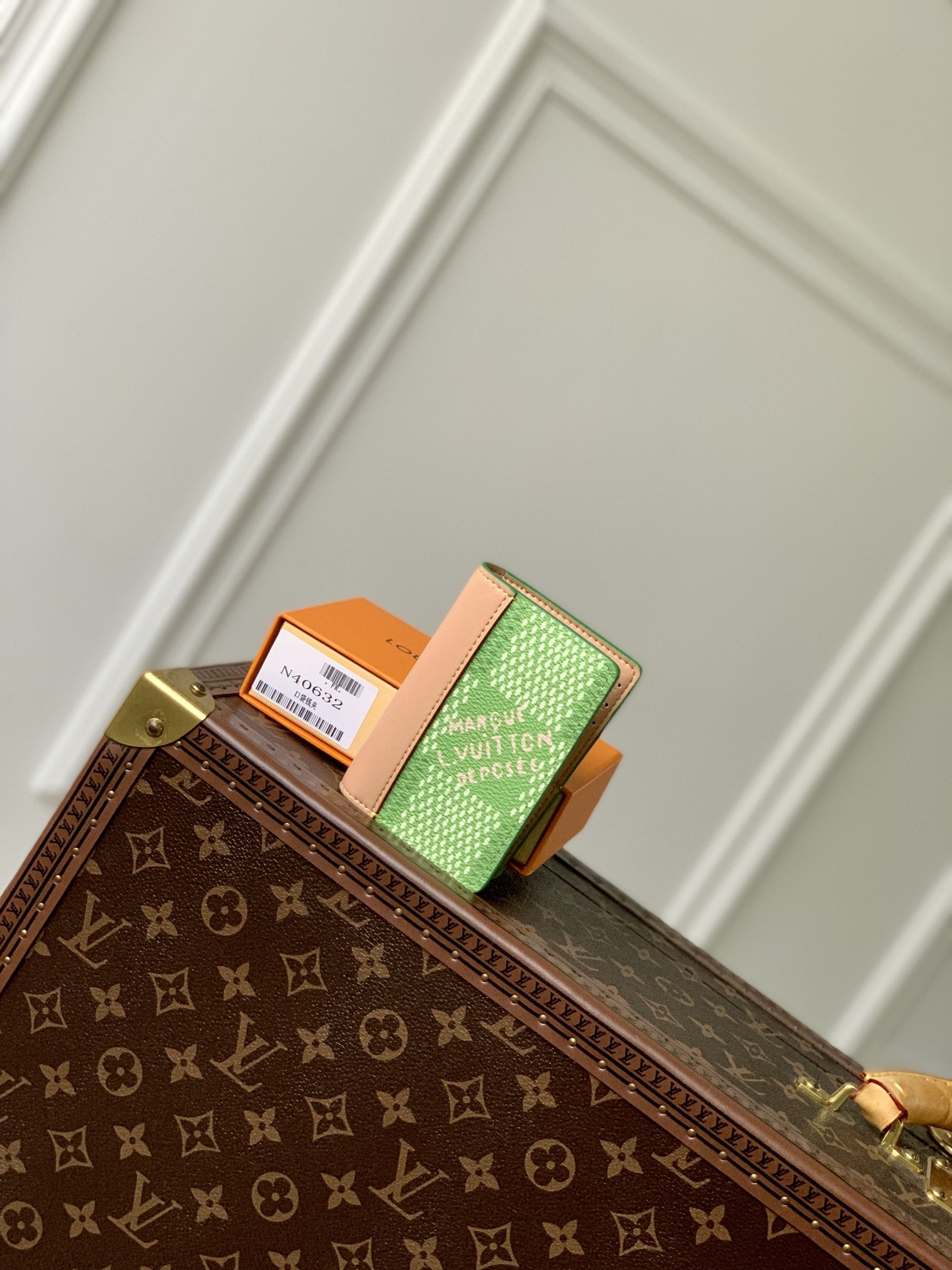 l0*is V*t0n wallet-n40632-7.5 x 11.1 x 1cm