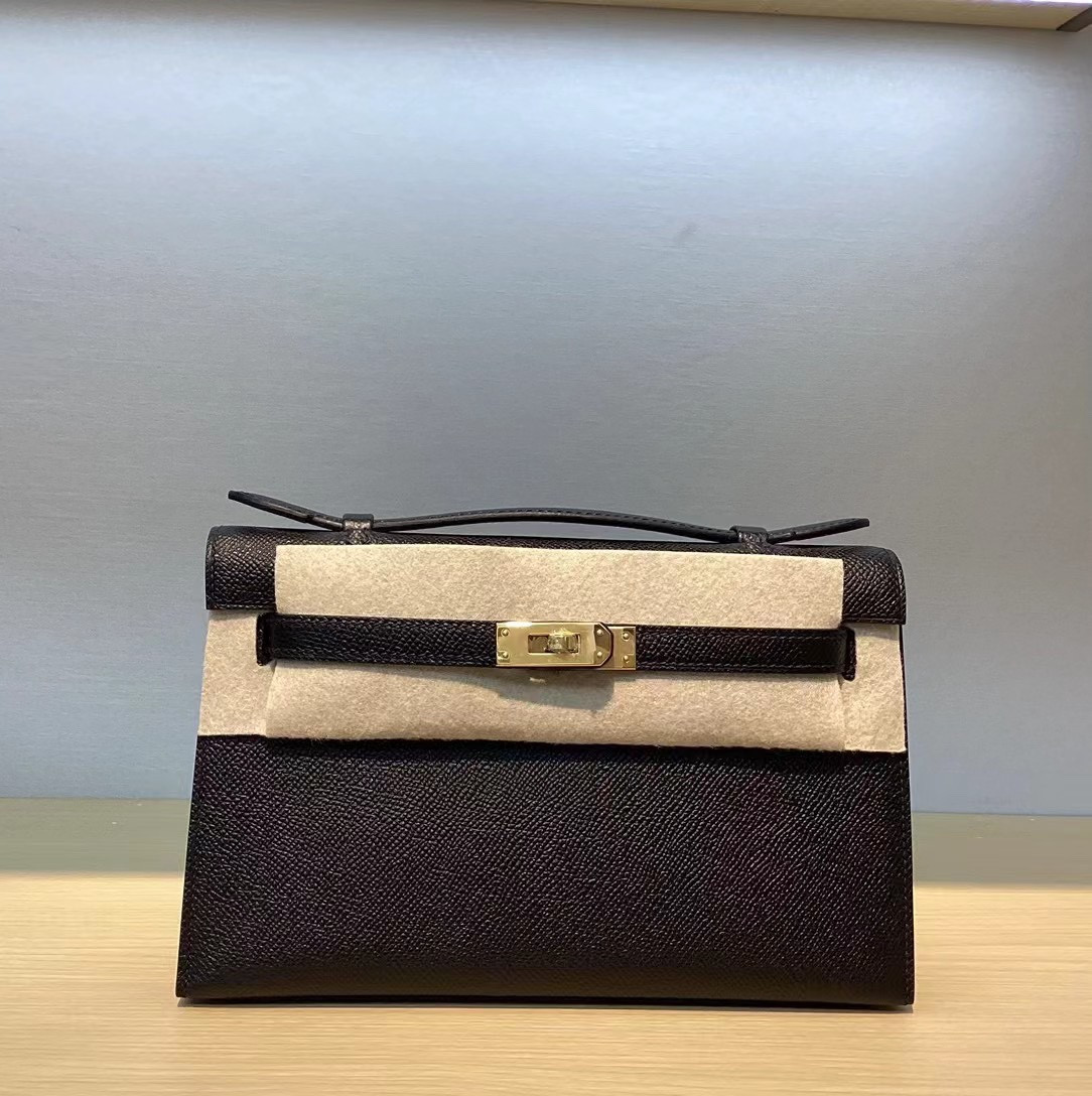 H**mes mini kelly pochette-epsom-22cm
