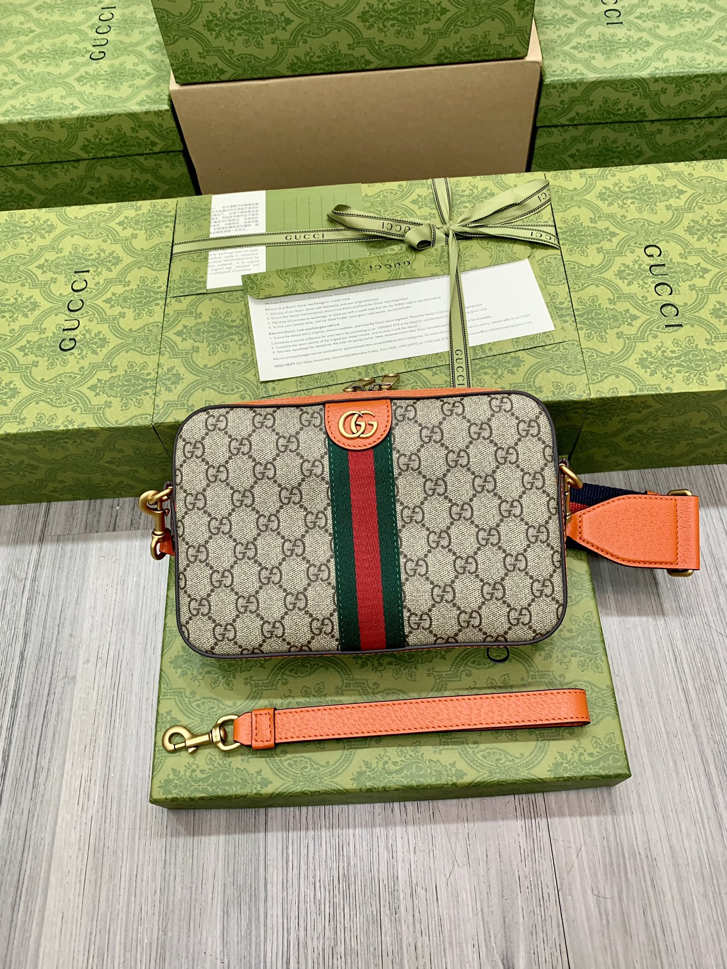 G*u*i ophidia bag-23.5x 16 x 4.5cm