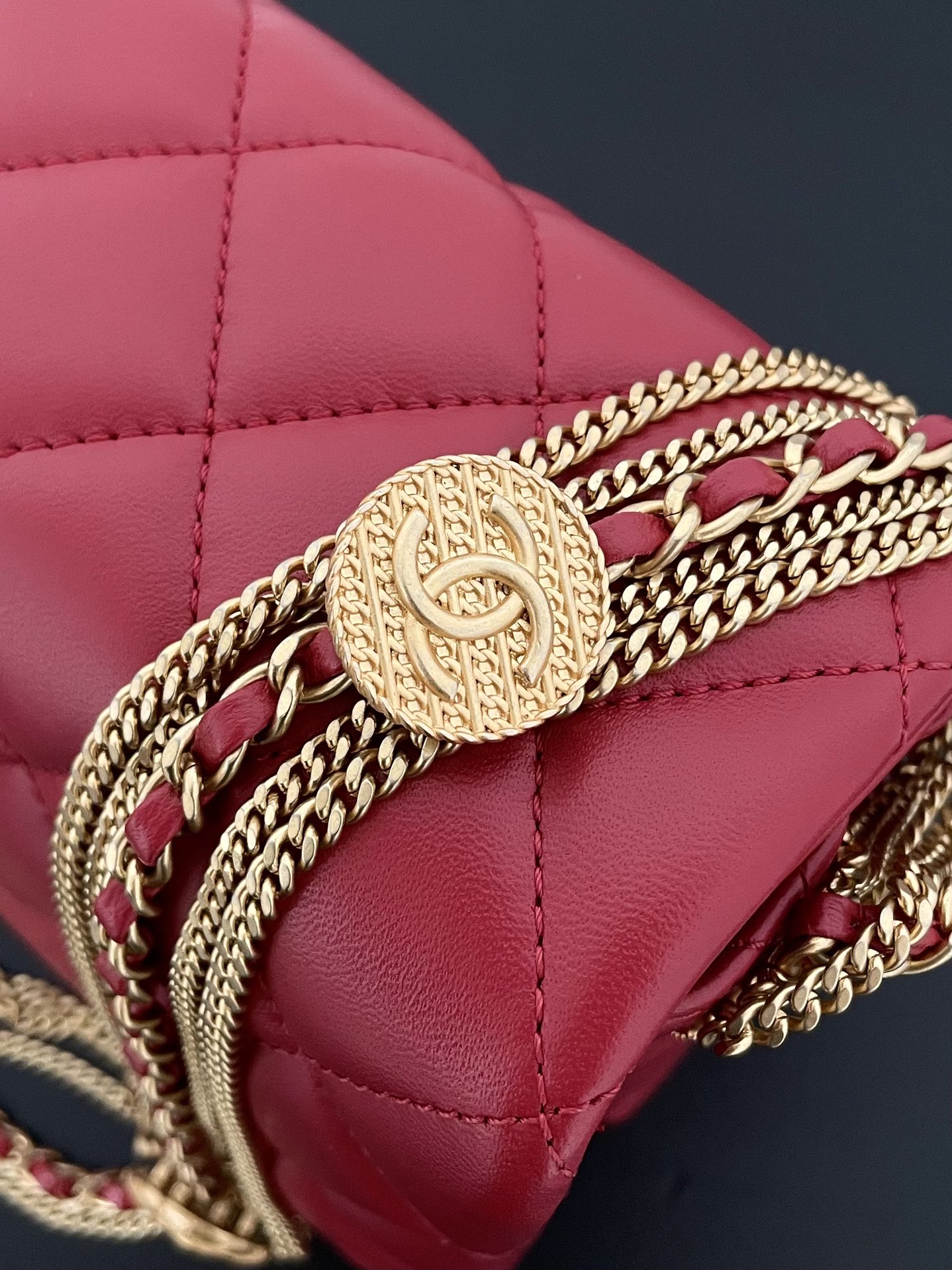 Ch@nel Flap Bag-21.5*14*10CM