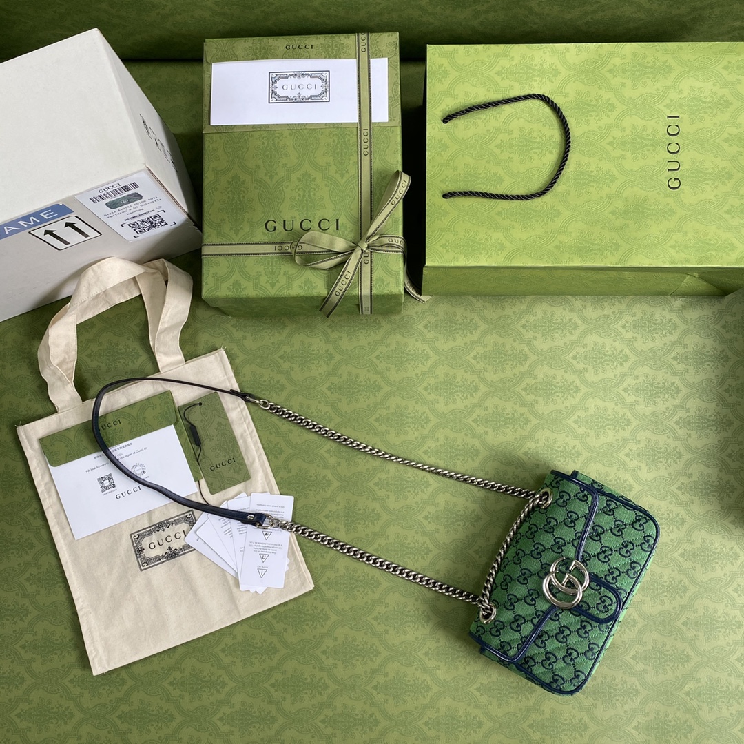 G*u*i marmont bag-14*23*6cm