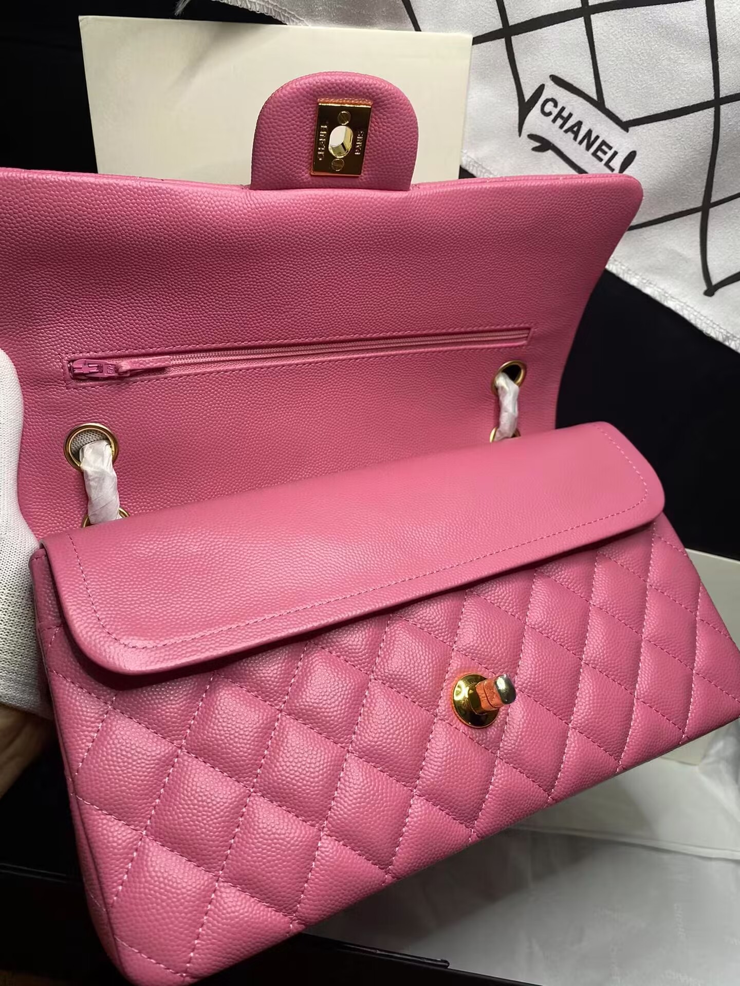 Ch@nel Flap Bag-25CM