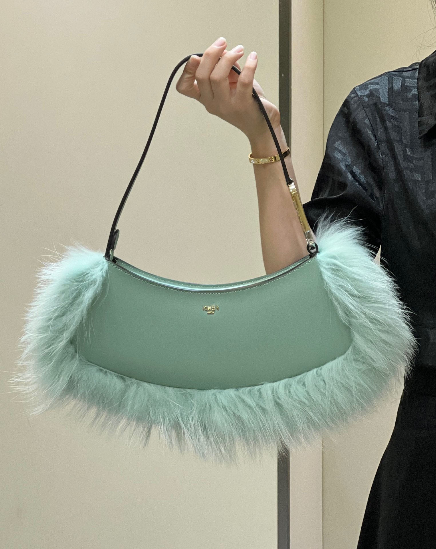 F**di o-lock clutch bags-32*11*5cm