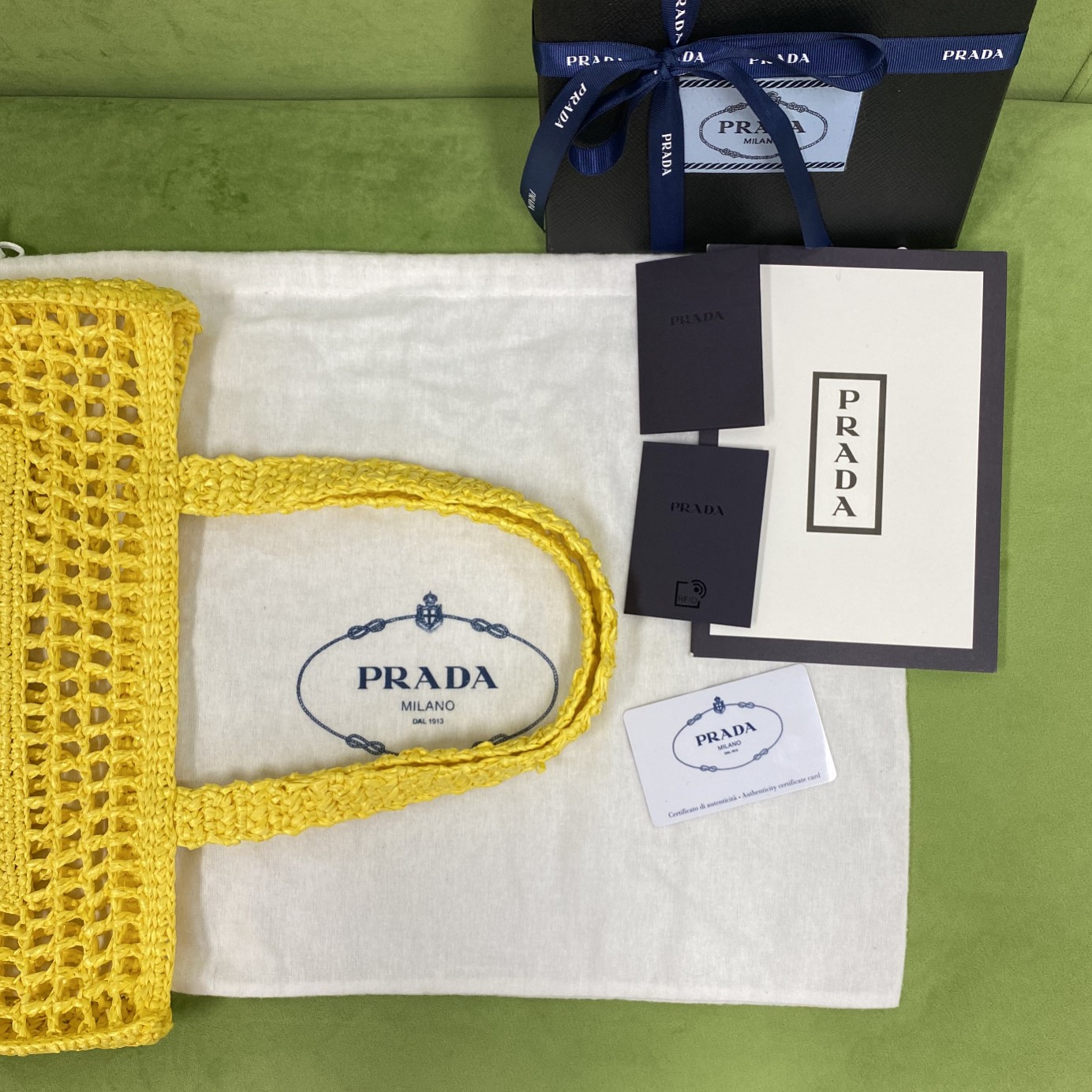 Pra*a 1bg393 tote-36x3x38cm