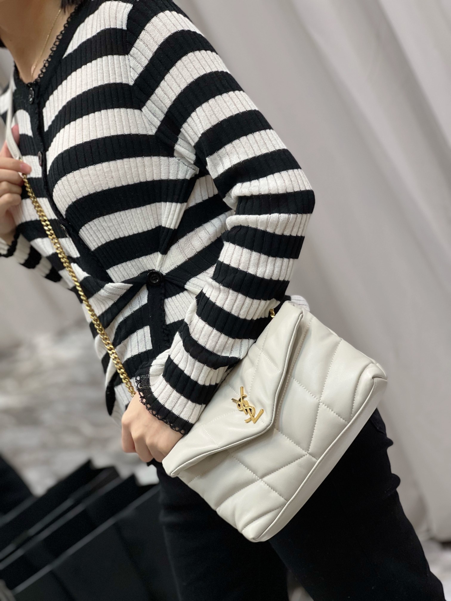 Y*L loulou puffer-lambskin leather