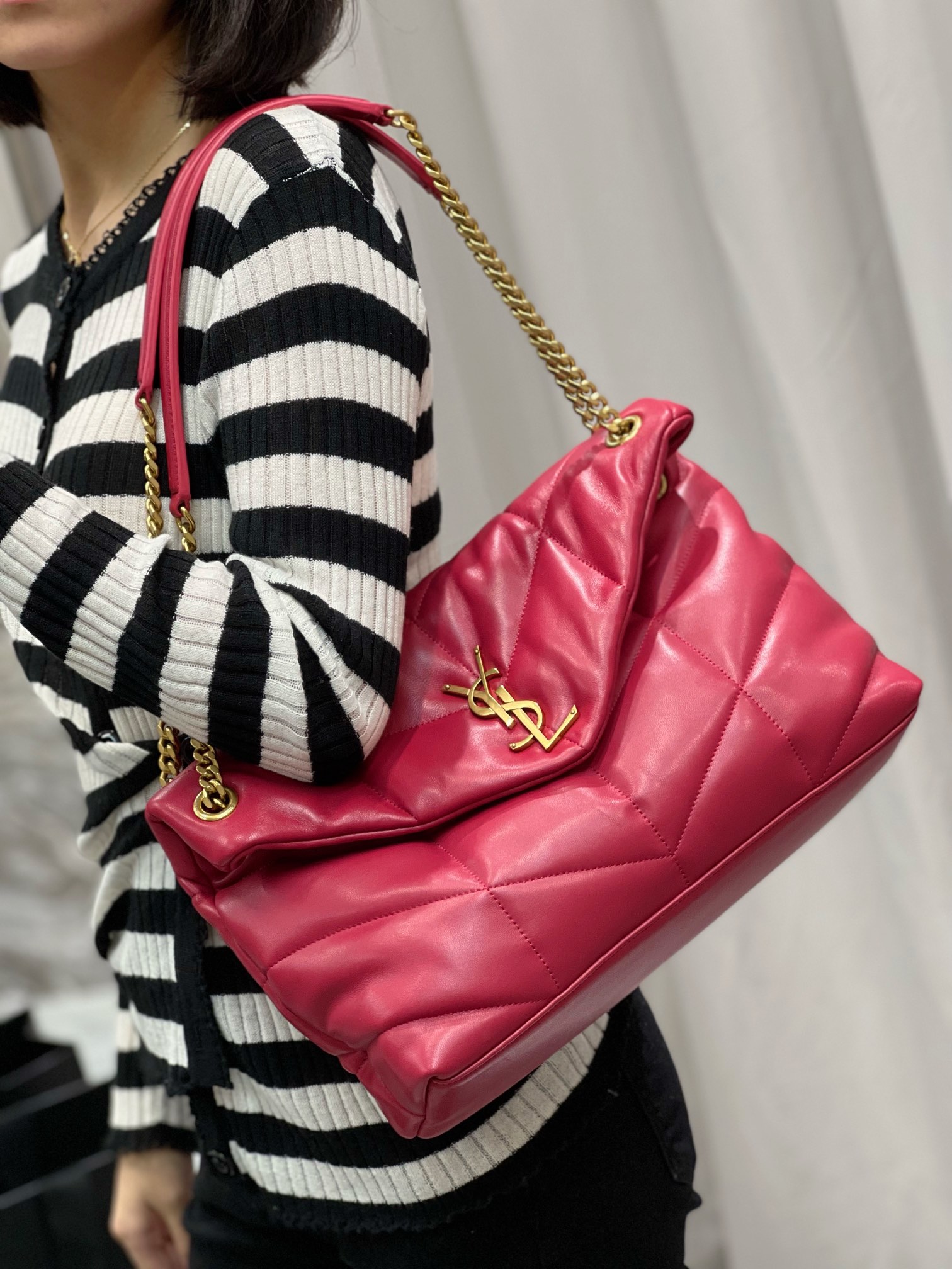 Y*L loulou puffer-lambskin leather