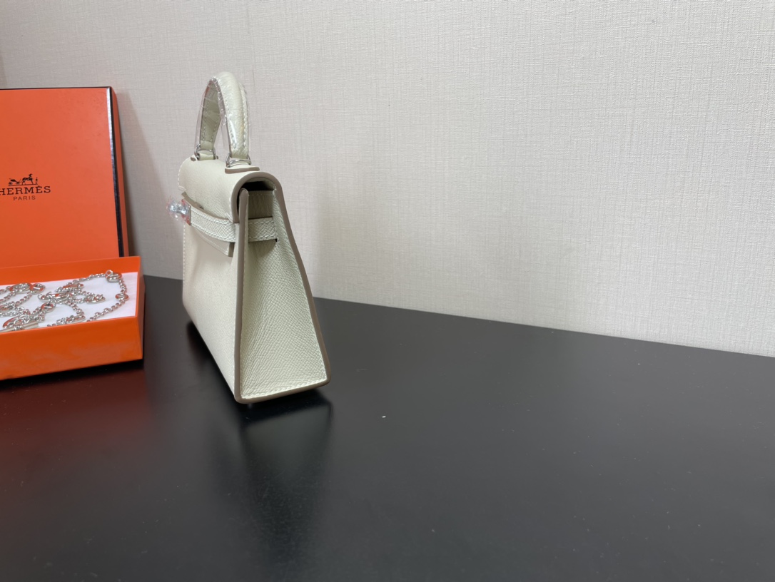 H**mes kelly-gold&silver hardware-19cm