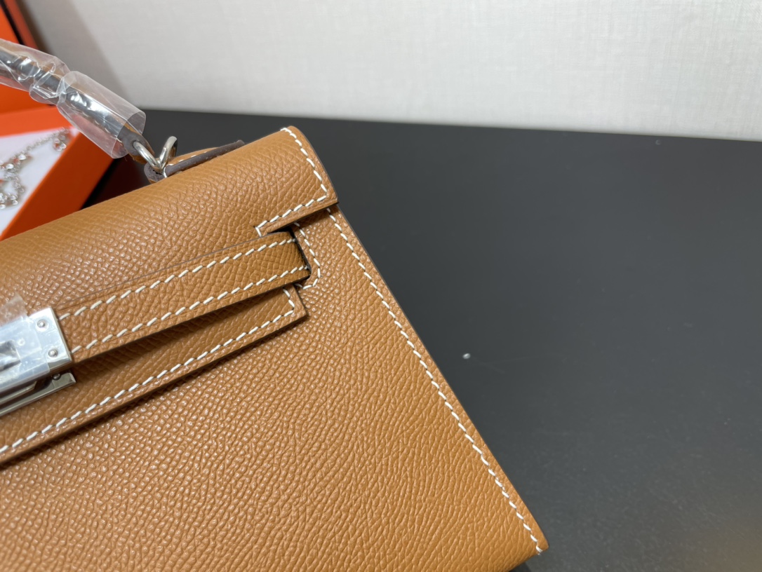 H**mes kelly-gold&silver hardware-19cm