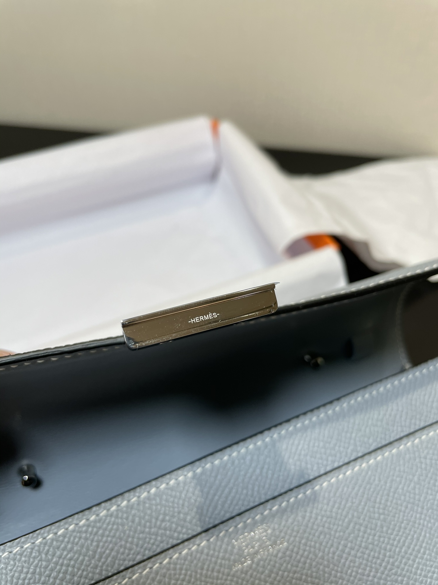 H**mes constance wallet on chain-epsom-20*13*2cm