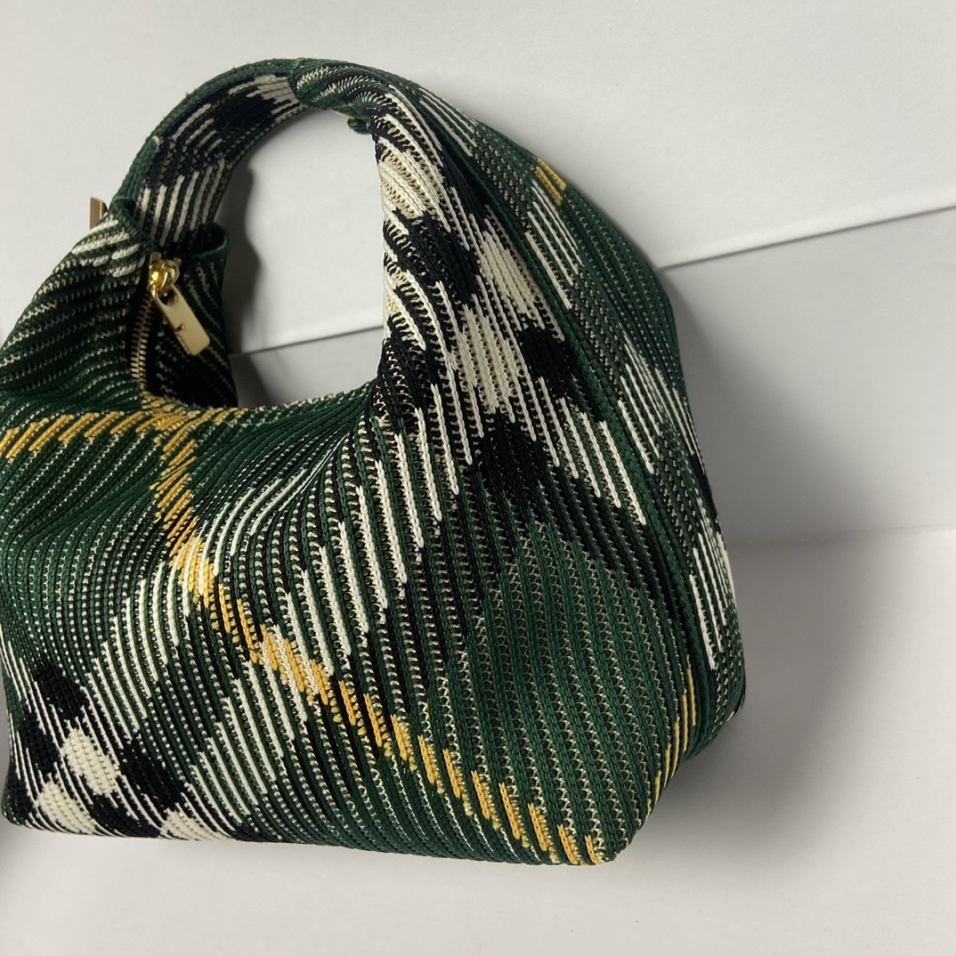 B**rry small check hobo bag-21.5*10.5*23cm