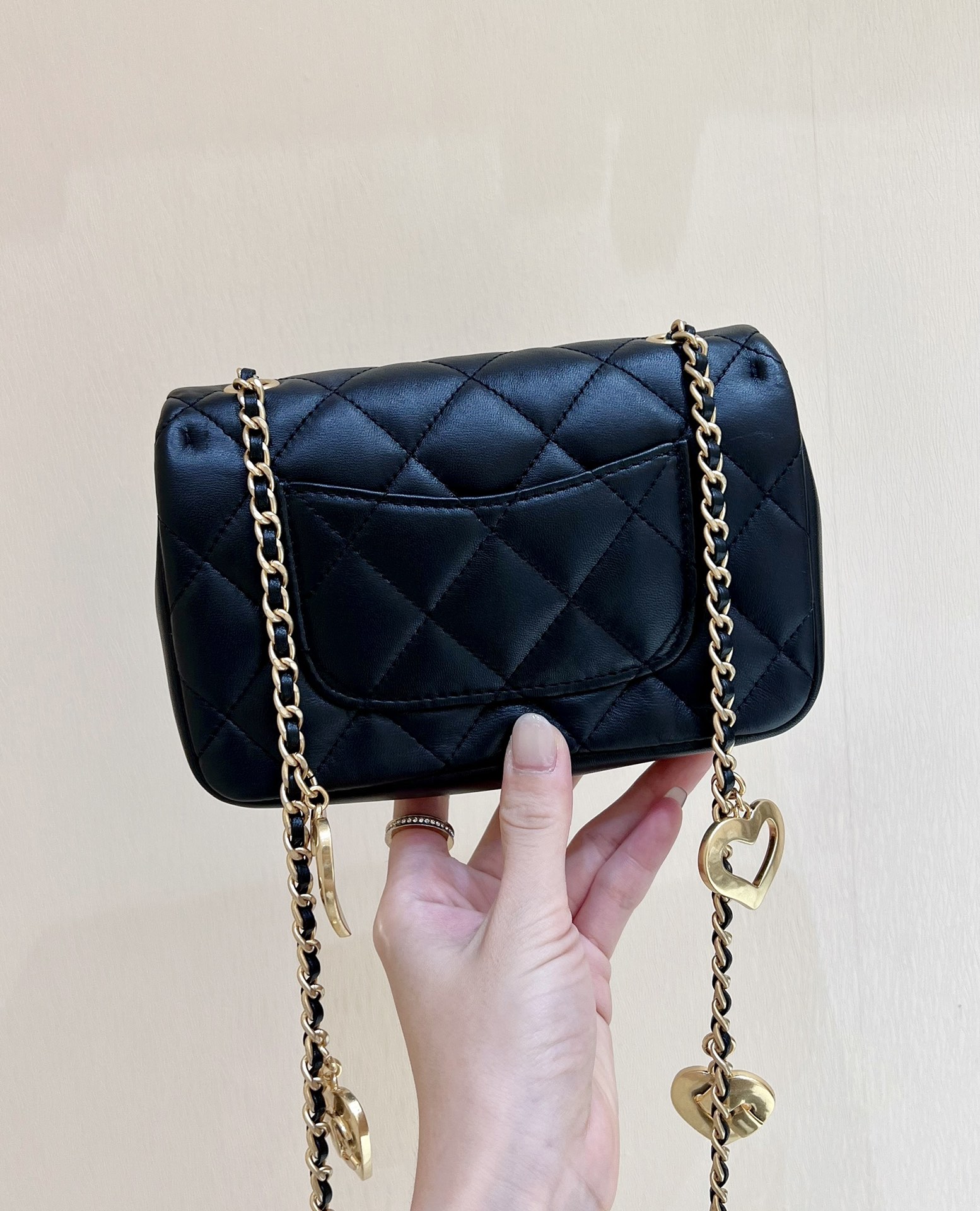 Ch@nel Flap Bag-12*19*7CM