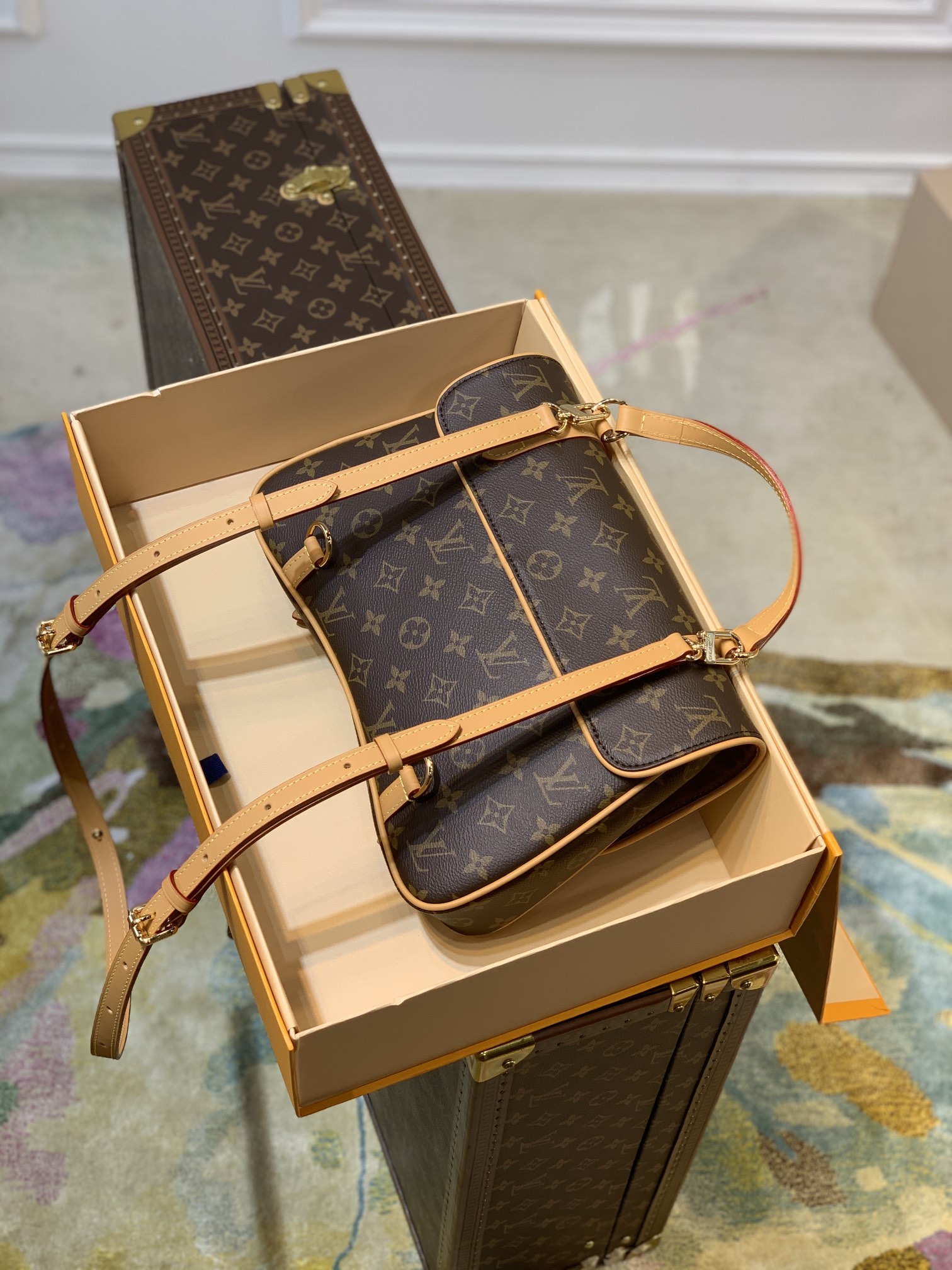 l0*is V*t0n vintage marelle handbags -m51158-31*25*6cm